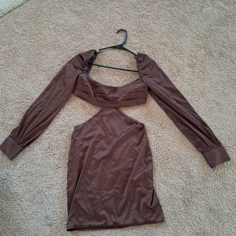 Brown Mini Dress